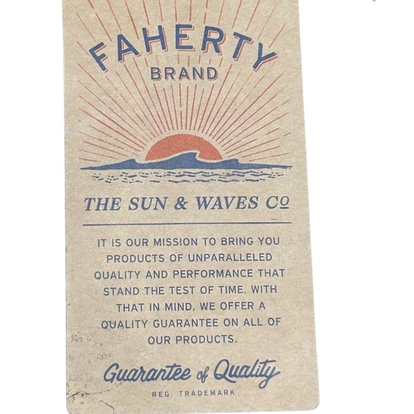 Faherty Miramar Linen Deep Jungle Cardigan Sweater Women's Size M New With Tag - Picture 3 of 4